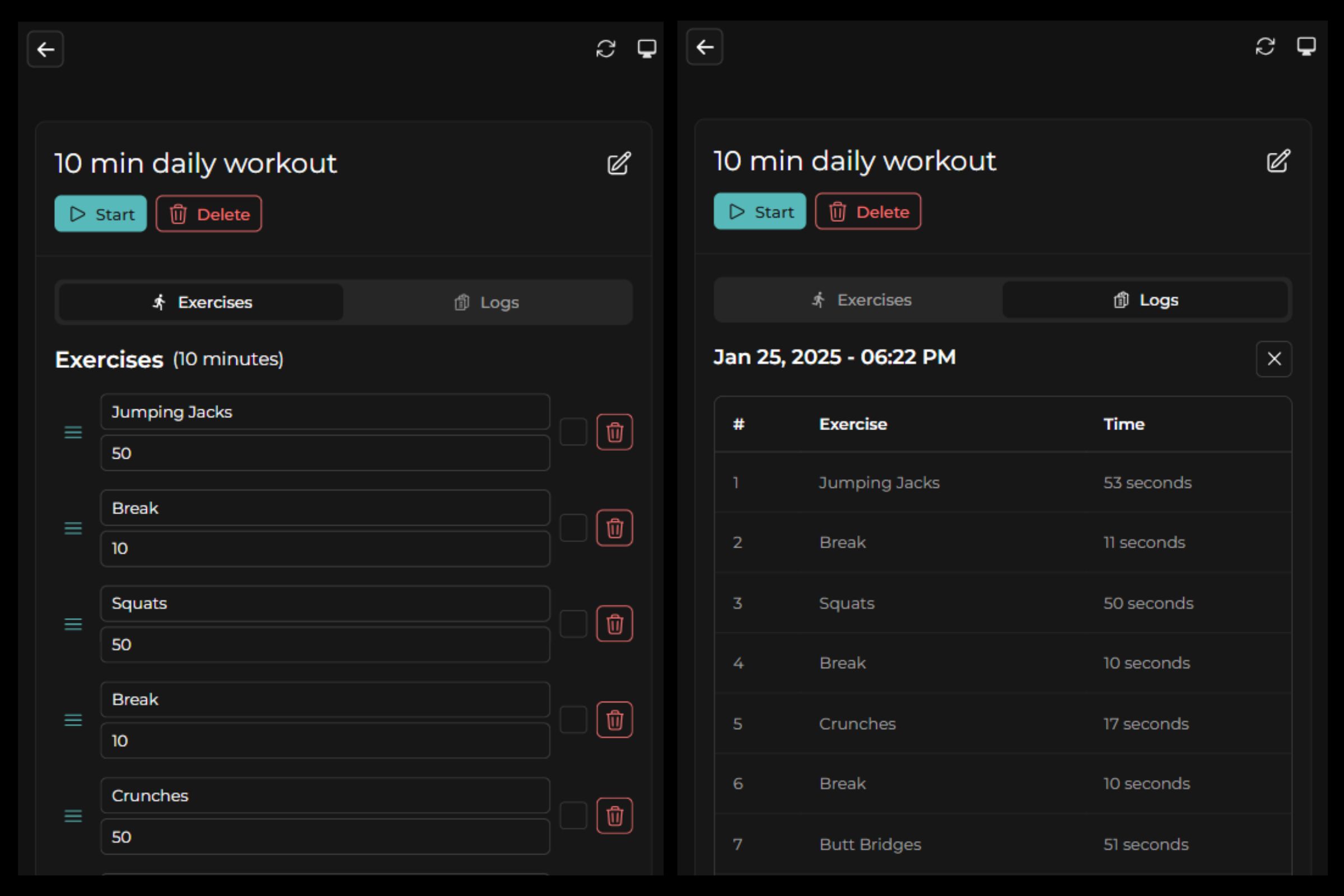 Workout Timer